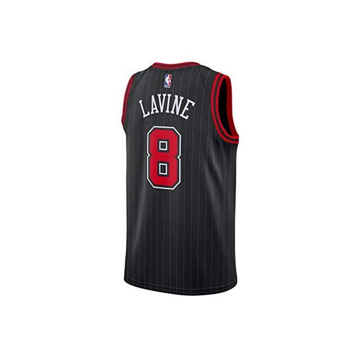 Nike Chicago Bulls Fan Edition LaVine No. 8 Basketball Jersey Men Tops Black AT9795-010