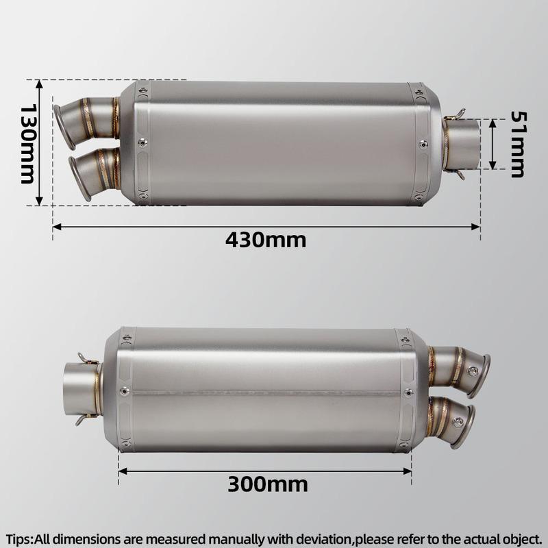 For CFMOTO 450MT ADV 450 MT Adventure Full System Motorcycle Exhaust S9 Muffler with DB Killer Front Link Manifold