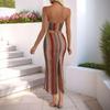 Damen Boho Rock-Sets Stickerei Bandeau Tube Top Bodycon Madi Rock Sommer Trendige Elegante Outfits