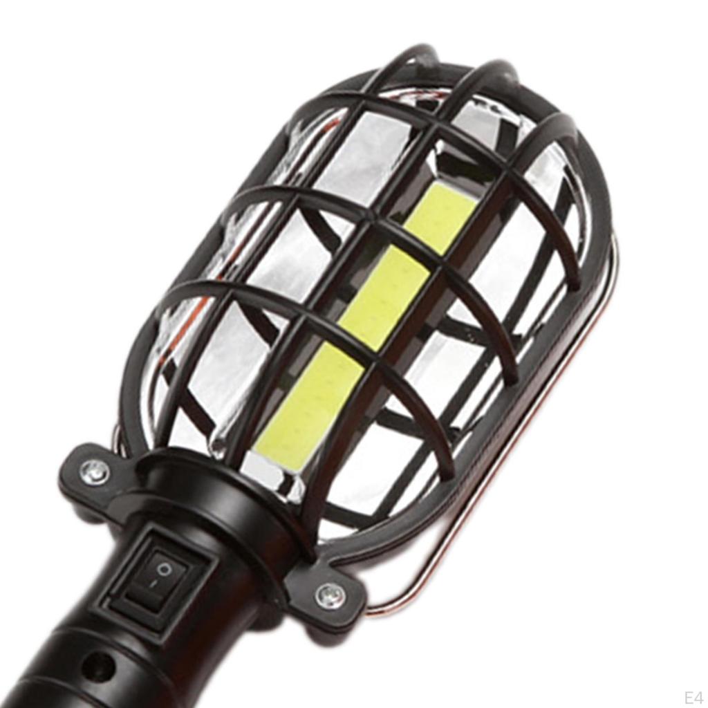 COB Work Light Camping Accessories Portable Handheld Lightweight Handy Flashlight for