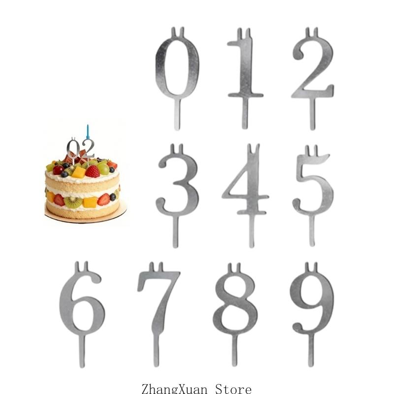 

Colorful Digital Cake Holder Set With Detachable Number Decorative Arrangement For Children And Adults Parties 3XUF