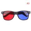 Black Frame Red Blue Green 3D Glasses Mountaineering Glasses For Amblyopia Training Vision Correction Training Practice For Teen