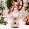 Christmas Telescopic Doll European Style Santa Claus Snowman Elk Hanging Leg Doll Christmas Decoration Supplies