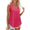 Round Neck Loose Sleeveless T-shirt Tops, Undershirts Women