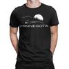 Mens TShirts Minnesota Loon and Trees in Moonlight Awesome Pure Cotton Tees Short Sleeve  T Shirt Round Neck Clothing 4XL 5XL