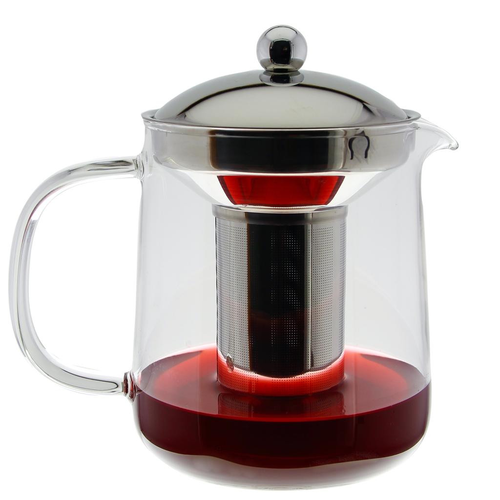 GLASS JUG FOR COFFEE AND TEA 1.2 L