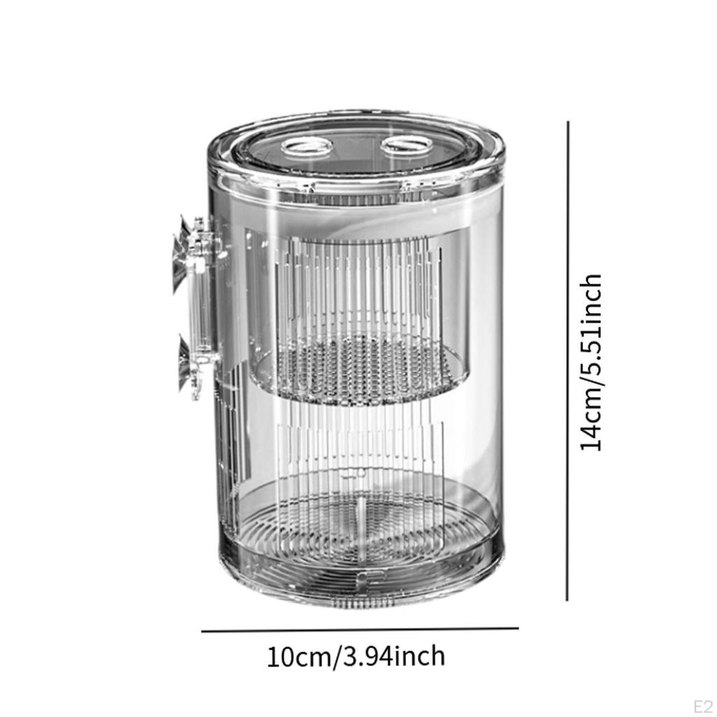 Aquarium Züchter Box Fisch Zucht Aquatische Haustier Fall mit Saugnäpfen Einfache Fütterung Brüterei