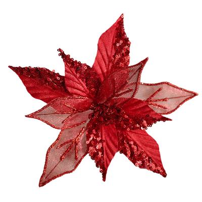 High Quality Gardens Home Flower Christmas 26* 24cm Beautiful Cloth + Plastic Cute Decoration Fashionable 1 Pcs