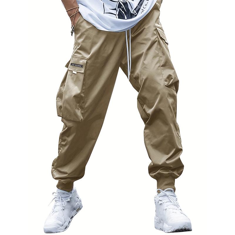 High Quality Cotton Fashion   Casual Al Cargo Pants Streetwear Harajuku Joggers Men Sports Trousers