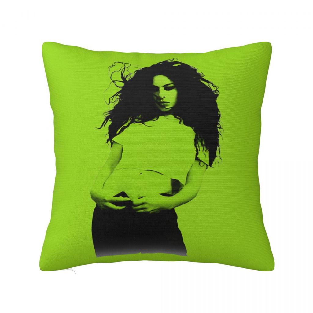 Charli XCX Brat Pillow Case Club Classics Pop Music Brat Album Cushion Covers Polyester Decorative Pillowcase for Sofa 18