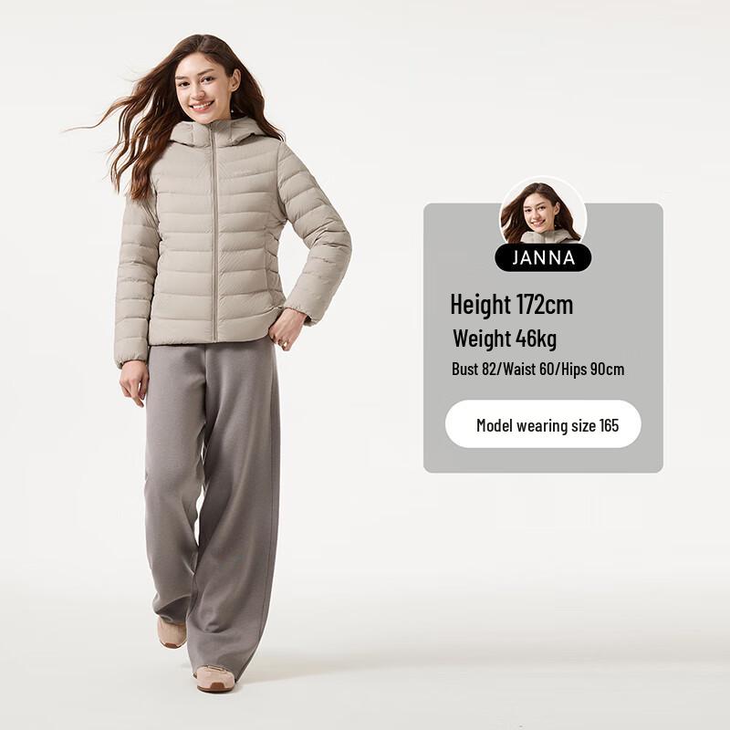 Tanboer Women's Lightweight Hooded Down Jacket