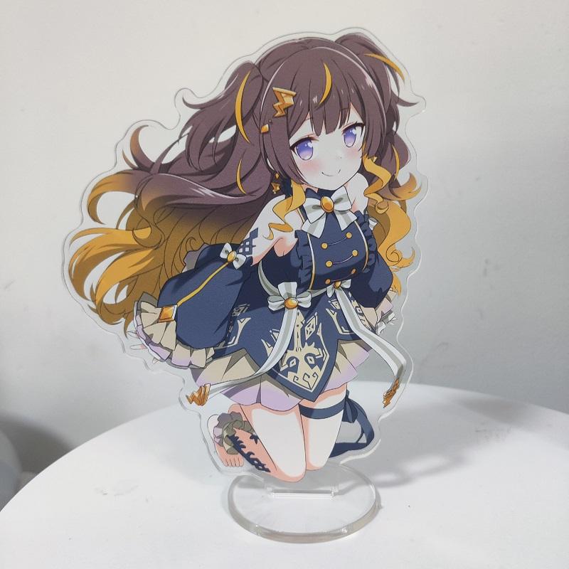 15cm Hololi Virtual Hostess New Cartoon Characters Acrylic Cosplay Stand Model Creative Office Decorations Cute Permanent Recording Fans