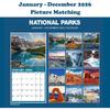 2026 Calendar - JAN 2026 - DEC 2026, 2026 Wall Calendar, 18 Monthly Calendar 2026, 12" x 24" (Open), Wall Calendar 2026 with Unruled Blocks(1.5" x