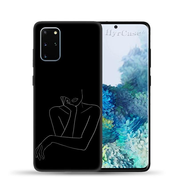 

Чехол «Мона Лиза Арт Дэвид Девушка Линии» для Samsung S22 S21 Ultra S20 Fe Plus A53 A73 A52 A72 A51 A71 A22 A12 A32 A50 A33 A13 For S21