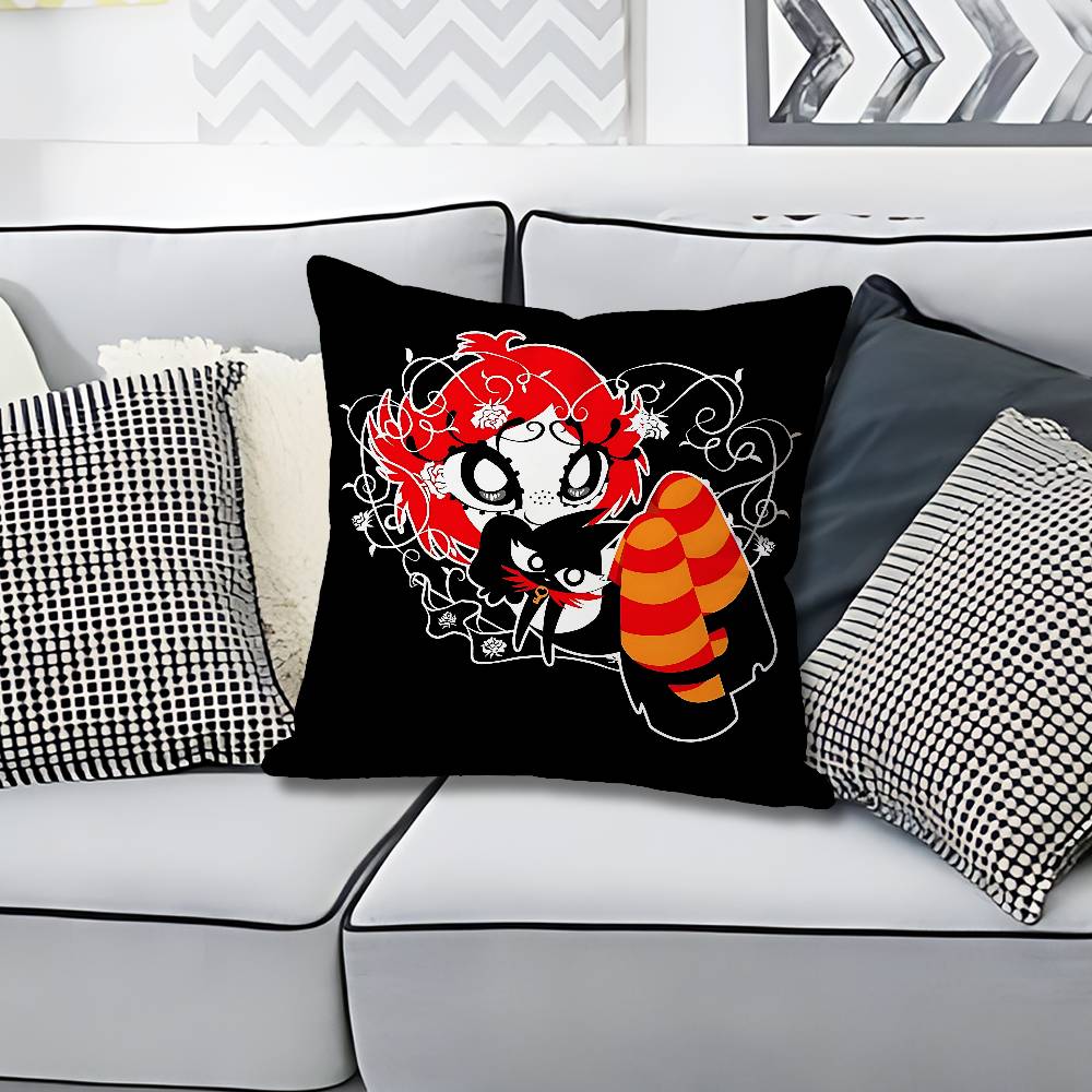 RRuby GGloom Gothic Various Sizes Square Pillow Case For Car Home Bedchamber Decor Custom Valentine gift