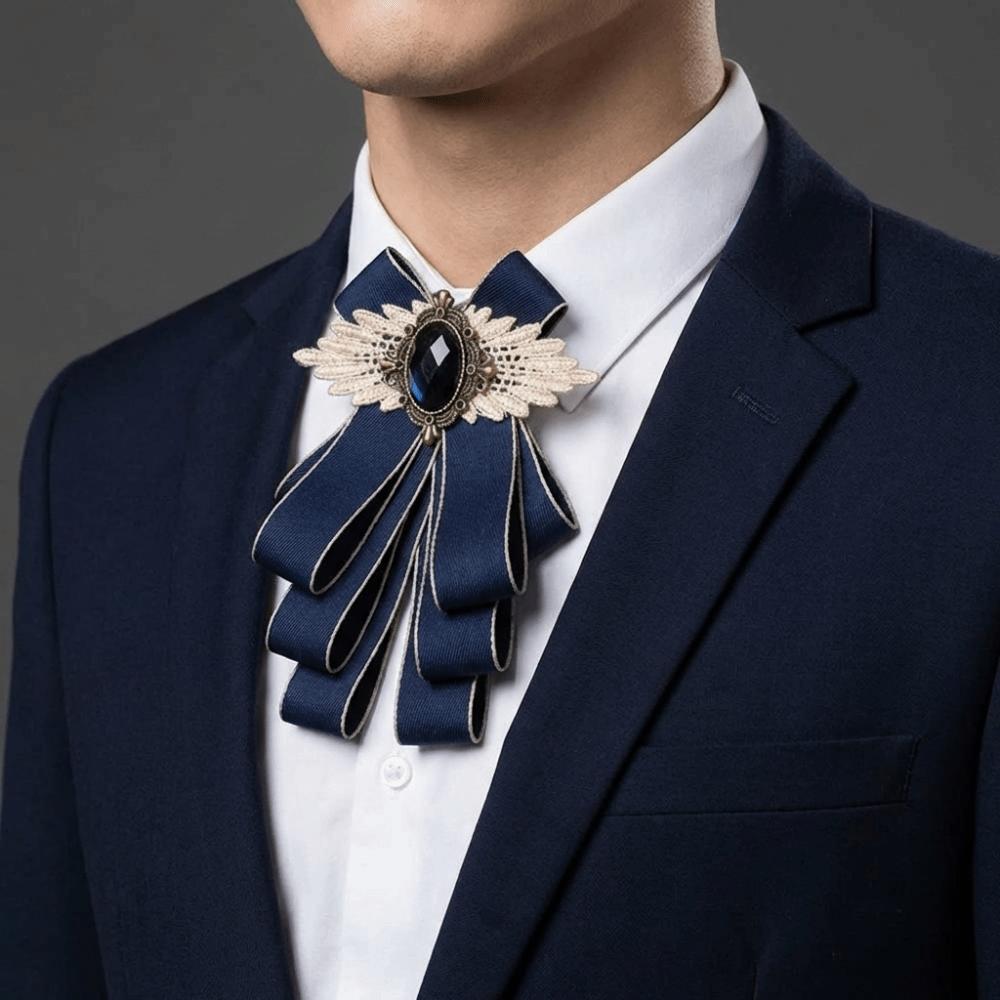 Einfarbiges Strass-Kragenblumen-Verstellbares Herrenanzug-Accessoire Bräutigam