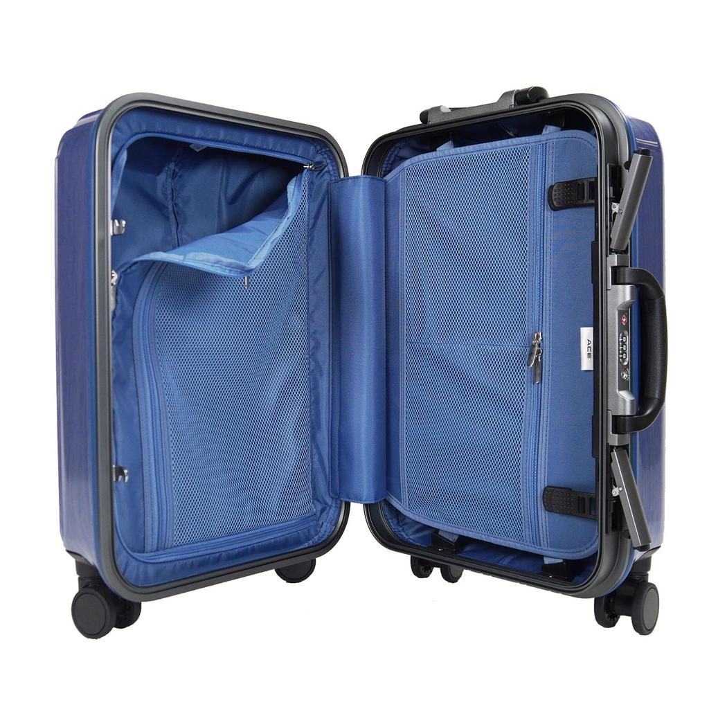 Ace Koffer Tragetasche Tragetasche S Größe 1 Nacht 2 Tage 2 Nächte 3 Tage 30L Rollenstopper Zwillingsrollen Cresta 2F Handgepäck 3,7kg Nr.05106