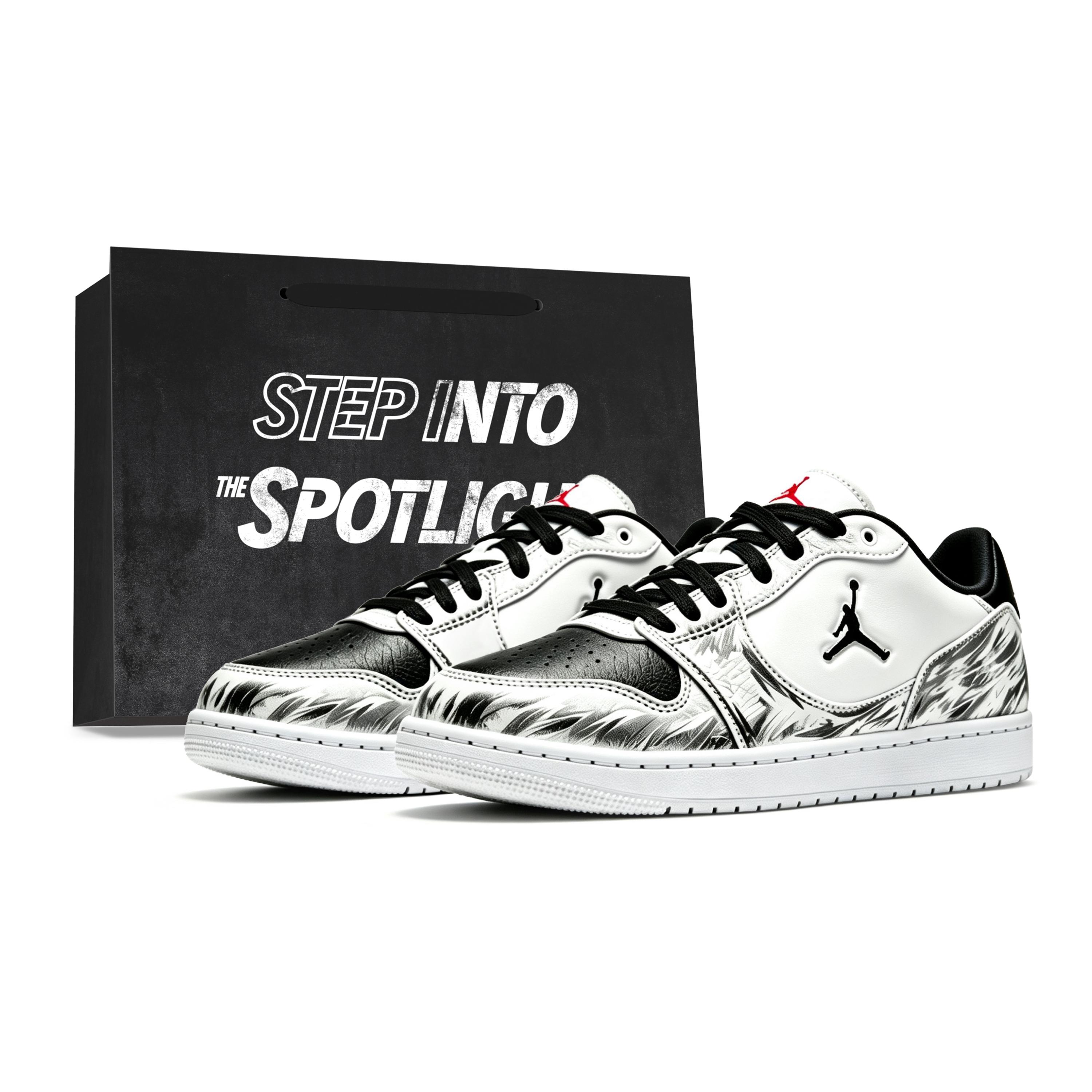 

Jordan COURT CONNECT Panda Distressed Cushioning Slip Resistant Abrasion Resistant Lightweight Low top IQ5698-101(Team8869-) 42.5