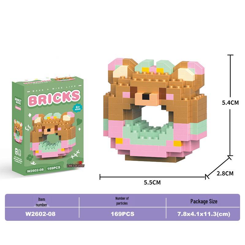 Santa Claus Micro Bricks Educational Toy - Compatible with LEGO, Building Blocks for Kids