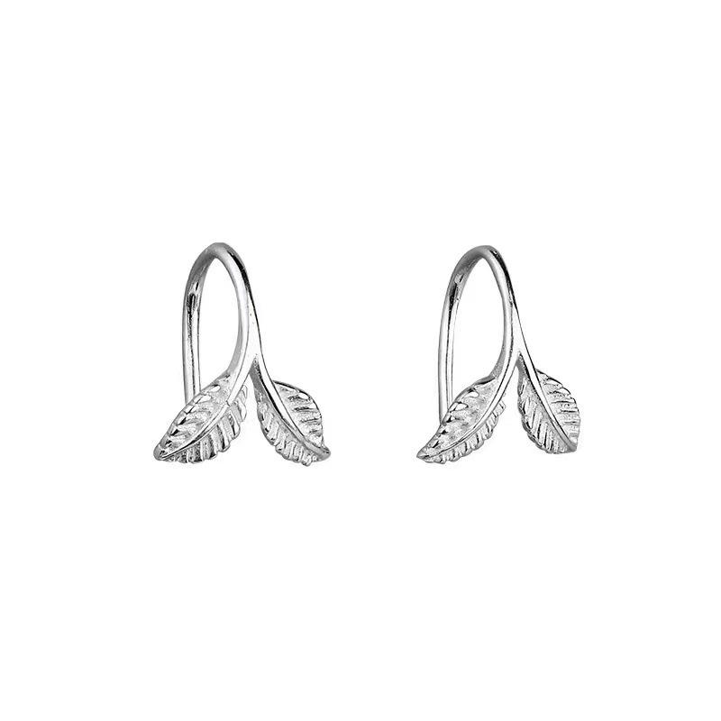 

Sweet Leaf Earrings: Elegant Tree Leaf Design for Girls - Fashion Jewelry