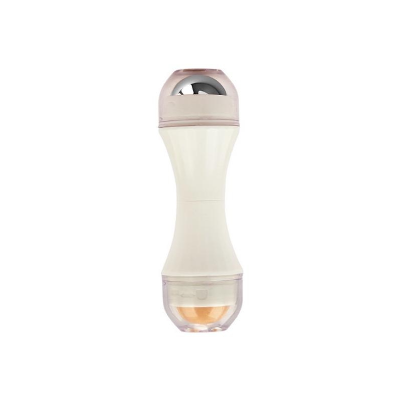 Volcano Stone Double Head Rolling Ball Facial Massager with Strong Oil Removal and Pore Cleansing Effect