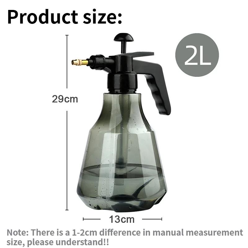 Multifunctional 2L Capacity Air Pressure Spray,manual Watering Can,use for Cleaning Cars,garden Watering,alcohol Disinfection