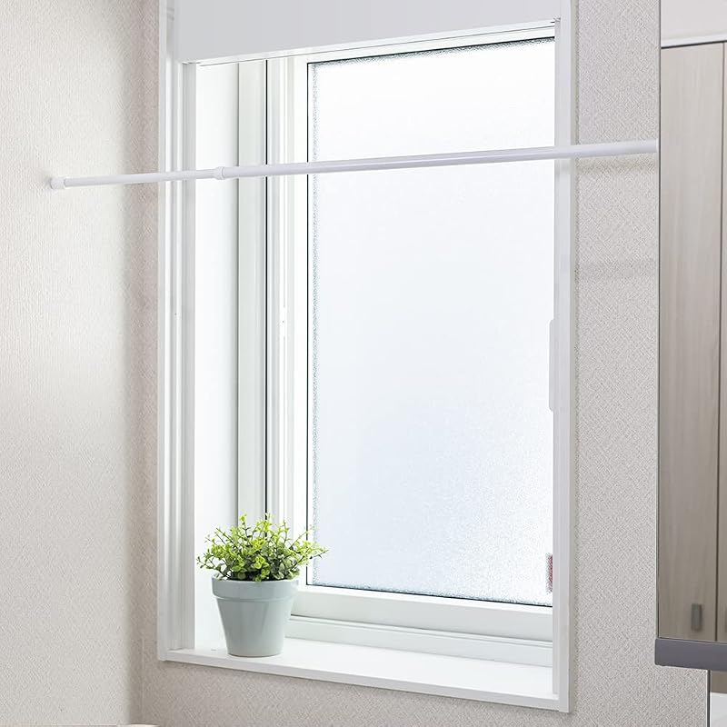 Sekisui Jushi Shoji (Sekisui Tension Rod Living Pole Mini White L LPM-L) - Installation Range: 60-100cm