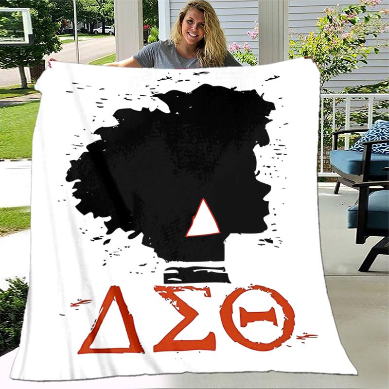1pc Blanket Kappa Alpha Psi logo Print Design, Lightweight Blanket for Sofa, Bed- Soft &Warm, Gift for All Seasons like Christmas, Halloween