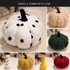 Halloween Cartoon Pumpkin Plush Throw Pillow - Long Doll for Sofa Decoration & Backrest