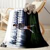 Football Player Action Blanket Soft & Cozy Suitable for Seaside Sofa Livingroom for All Occasions Stylish Decor Birthday Christmas Gift Blanket