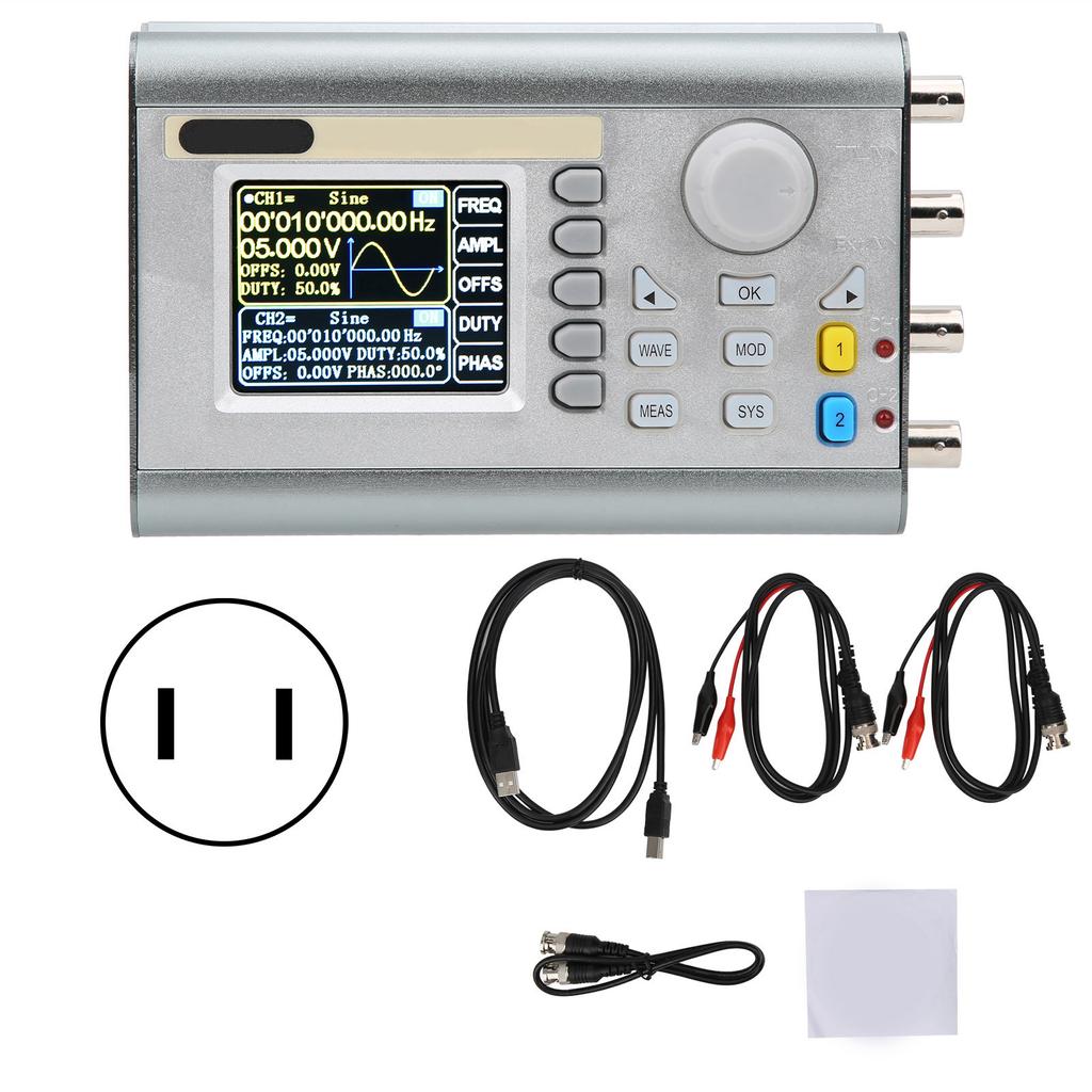 JDS2900 60M 2CH Function Arbitrary Waveform Signal Generator DDS Pulse Signal Sources