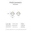 S925 Sterling Silver Rhinestone Circle Earrings - Trendy Street Style with Shining Personality