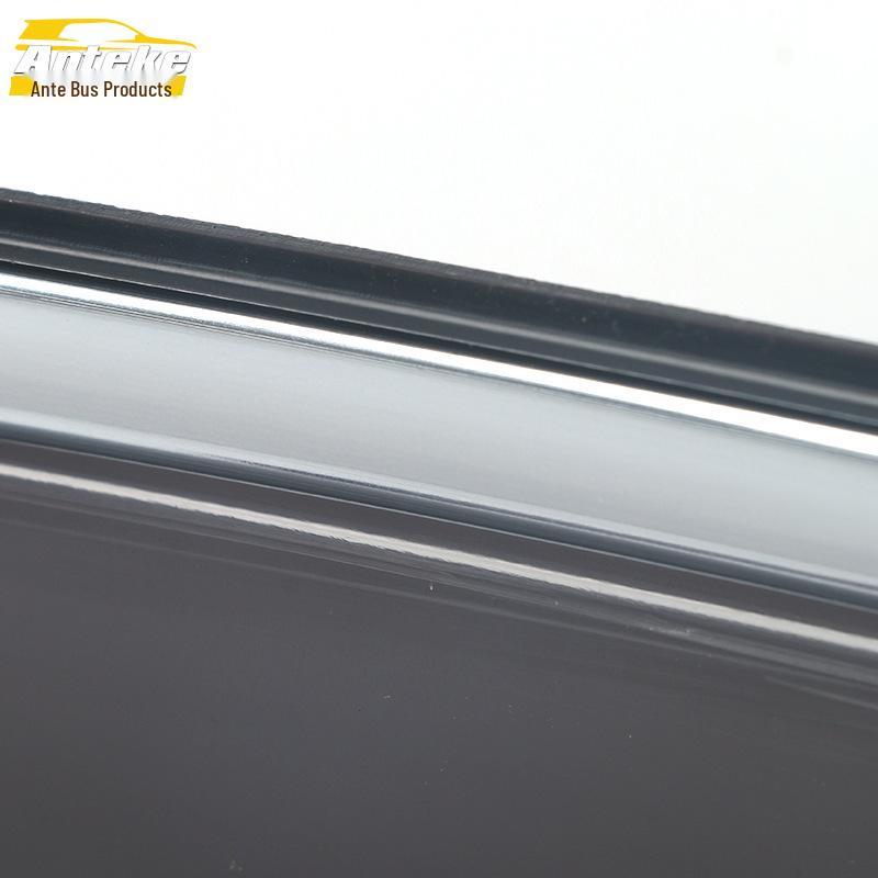 Rain Deflector with Plastic Bright Strip, Compatible with JAC 15 Models Refine M3/M5 Sun Visor Trim Accessories.