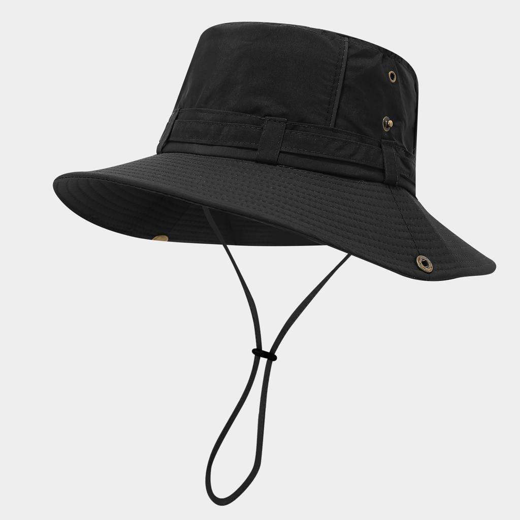 Quick Dry Hiking Bucket Hat Men Women UPF50+ Sun Protection Fishing Cap Summer Outdoor Breathable Panama with Chin Strap
