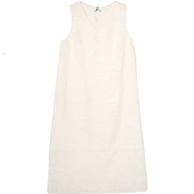 Betu Women s Sleeveless Feather Tassel A-Line Dress M