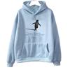 Felpe Grafiche Pinguino Nihilista PERCHÉ Abbigliamento Mem Pinguino Donna Uomo Felpe Casual Autunno Inverno Manica Lunga Pullover Y2K