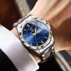 Watch Stainless steel business double calendar waterproof men's watch local tyrant gold watch