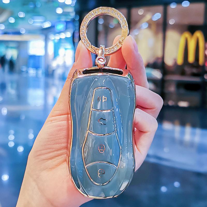 

New TPU Car Remote Key Case Cover Protect Shell Bag For Geely Atlas Pro Tugella Boyue 2020 Azkarra FY11 Emgrand GS X6 SUV EC7