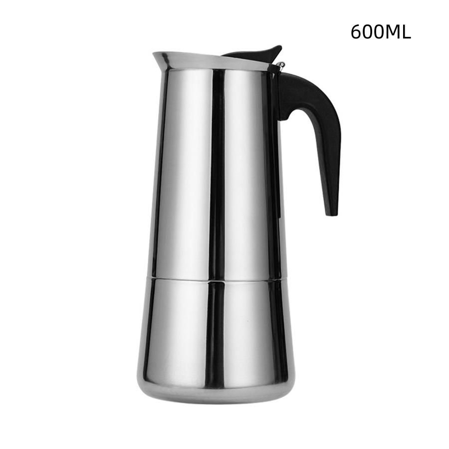 Moka Pot Stainless Steel Coffee Pot Mocha Espresso Latte Percolator Stove Coffee Maker Pot Percolator Drink Tool