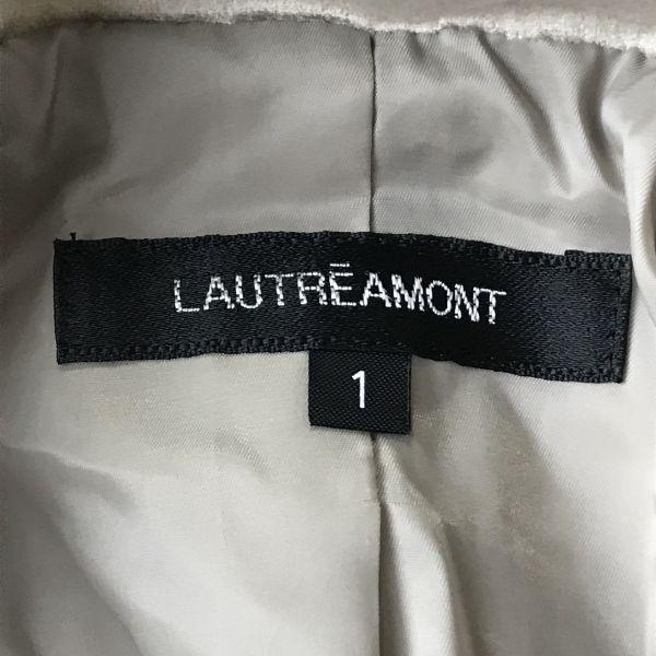 Made in Japan LAUTREAMONT Velour Jacket Women’s S Beige(USED)