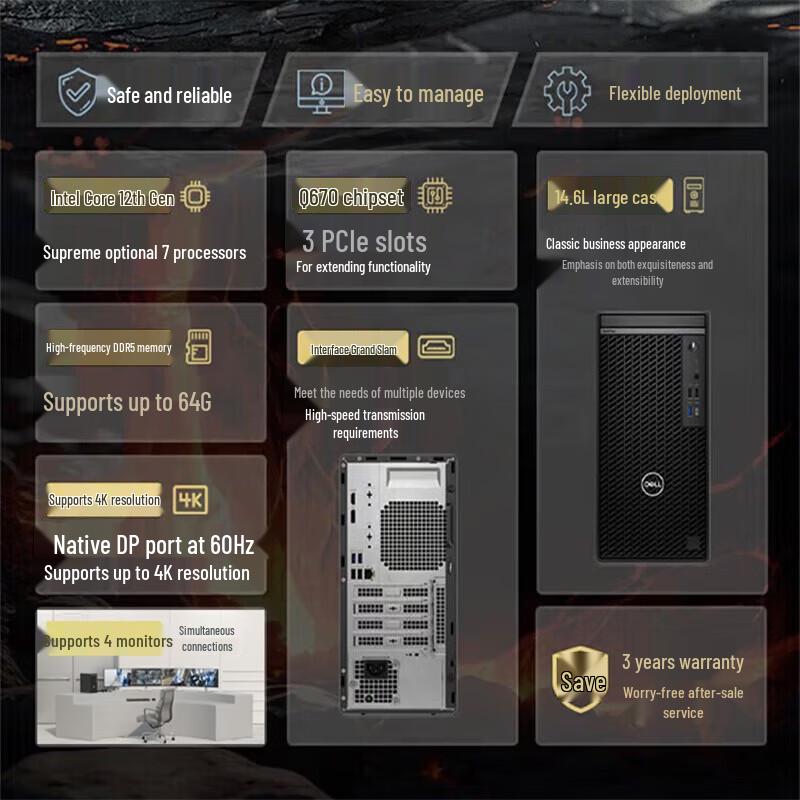 Dell OptiPlex 7020MT Business Desktop PC (CN version)