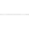 Shinwa Sokutei Aluminum Straight Ruler, "Alsuke" Series, 1m, White, 65445