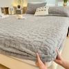 2025New Thickened Warm Bed Sheet Single Piece Autumn Winter Coral Fleece Bed Sheet Taffeta Mattress Protector