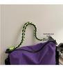 Women's Large Capacity Cross-Grid Canvas Crossbody Bag - Autumn/Winter 2025 High-End Commute Pillow Bag