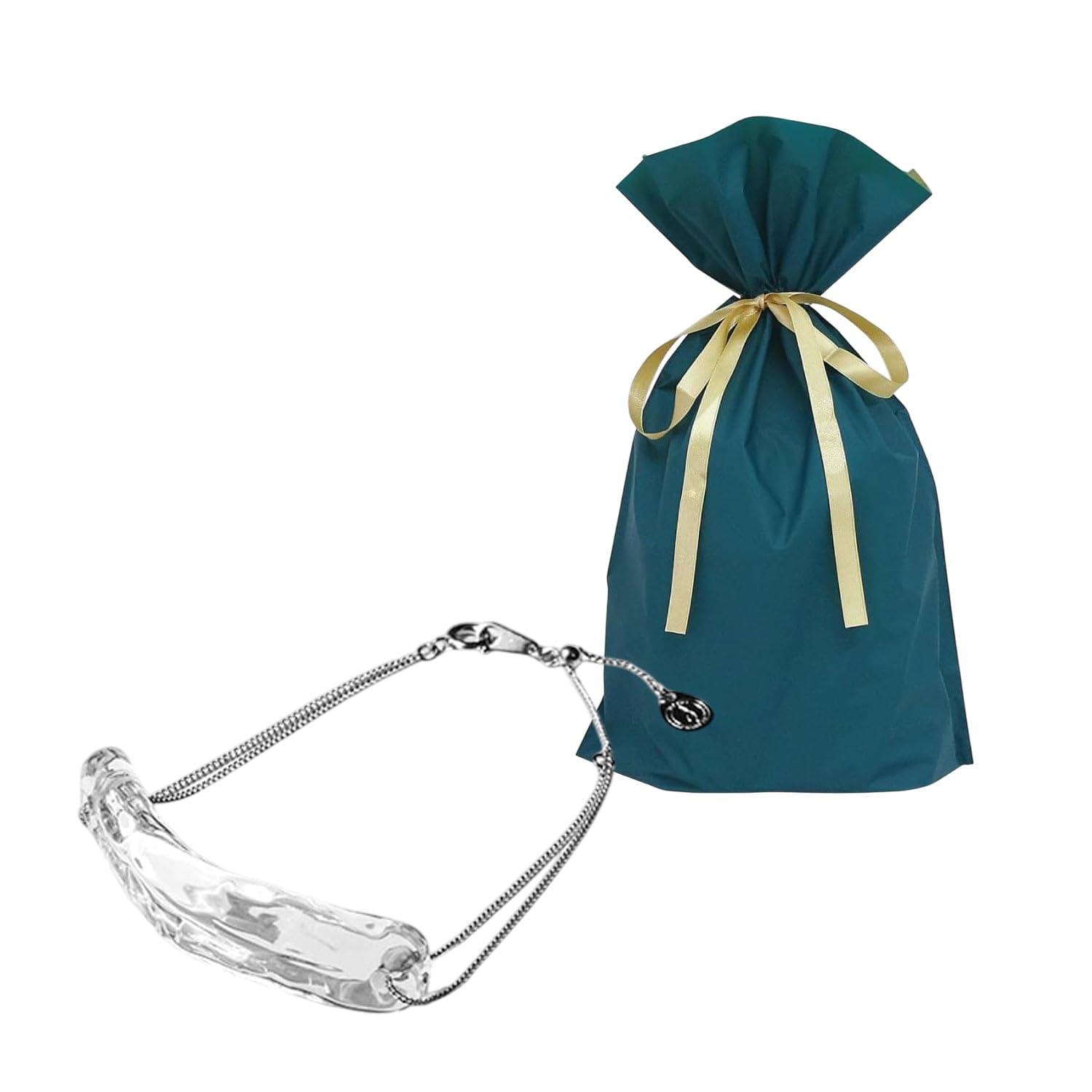 

set Lampwork Factory Nagare Bracelet gift bag with [Set] 2-piece (HARIO HAA-NG-BL, ribbon)