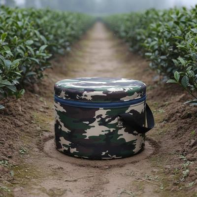 Leichter Schaumstoffhocker Platzsparender Outdoor-Utility-Hocker Runder Angelsitz Stabiler Dienst Mit Seitentasche Für Angler