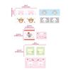 1set Creative Mini Label Index Tab Stationery Sticker Embroidery Lucky Tag Label Sticker Scrapbooking Sticker Self Adhesive Card