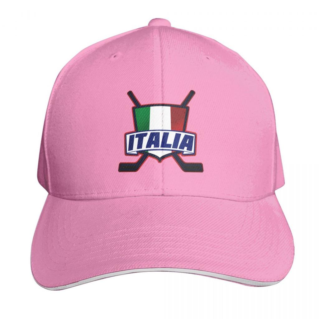 Italian Hockey Logo Flag Hockey Su Ghiaccio Baseball Cap Horse Hat F Beach Custom Cap Ladies Unisexs