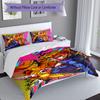 3pcs Custom Name JoJo's Bizarre Adventure Set,Includes 1 Duvet Cover and 2 Pillowcases,All-season Bedroom Decor