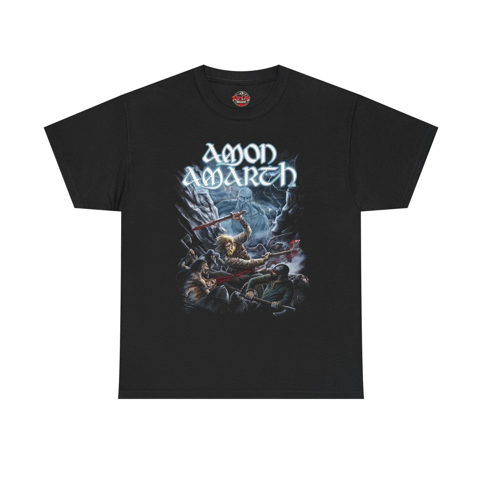 Amon Amarth Jomsviking Battlefield Cover Art Metal Rock Band Unisex T-Shirt S